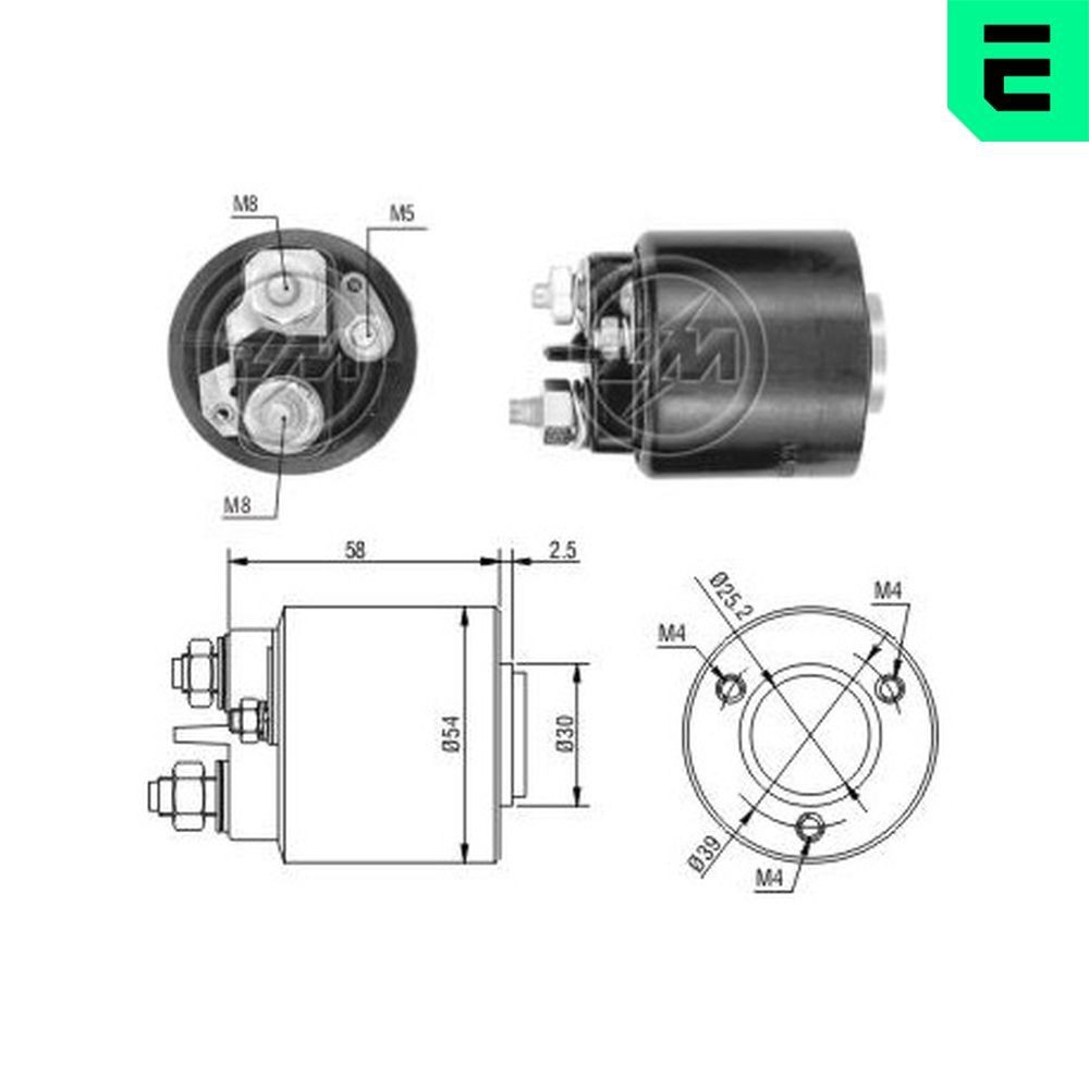 ERA Starter solenoid Article number: ZM490 cheaply