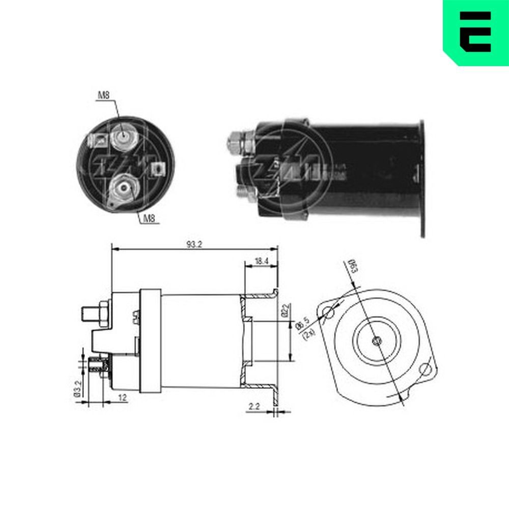 ERA Starter solenoid Article number: ZM556 cheaply