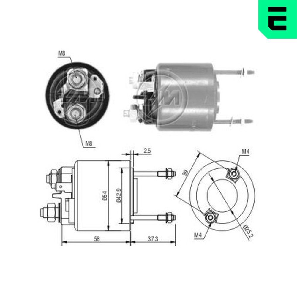 ERA Starter solenoid Article number: ZM594 cheaply