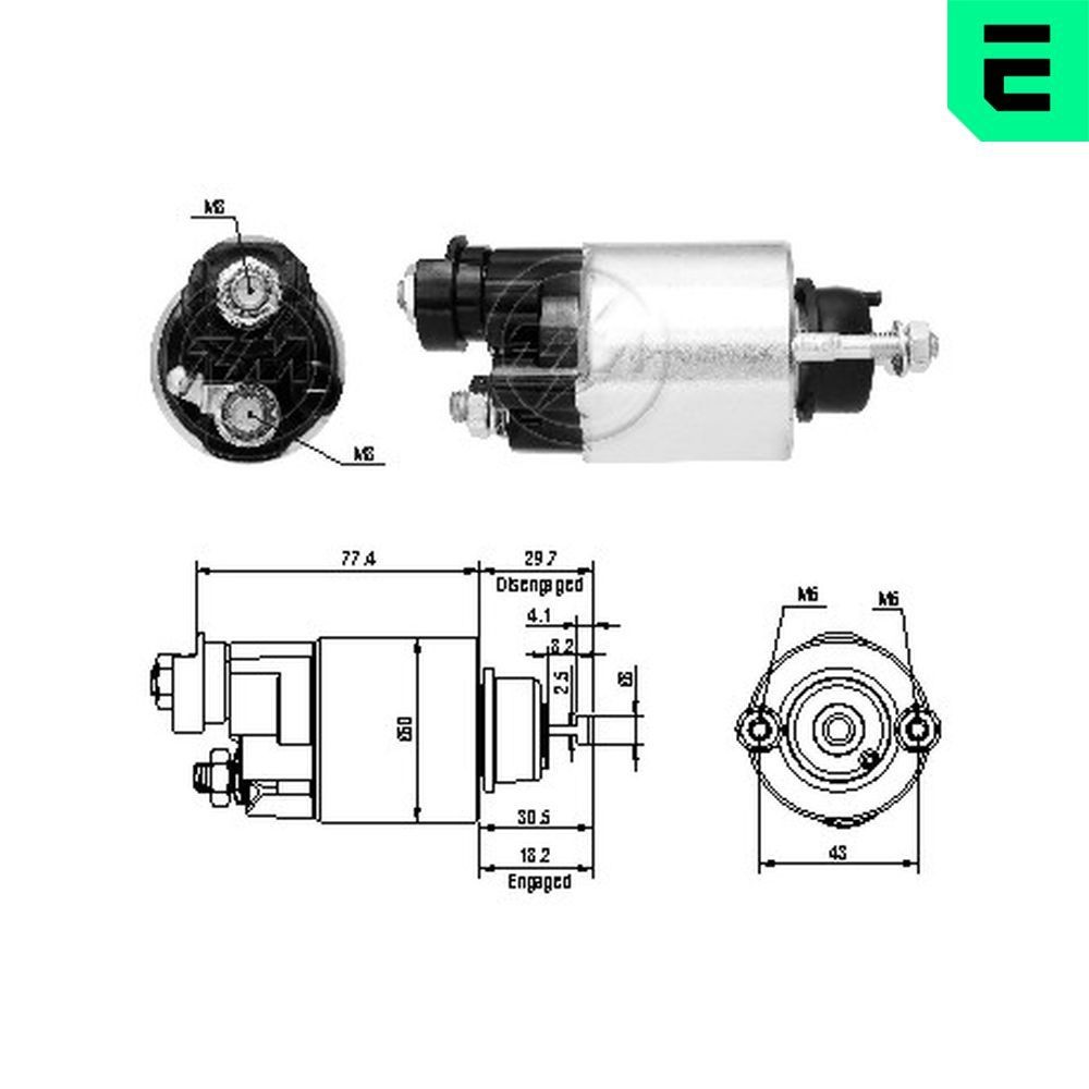 ERA Starter solenoid Article number: ZM6705 cheaply