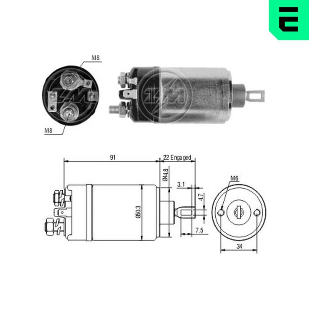 ERA Starter solenoid Article number: ZM724 cheaply