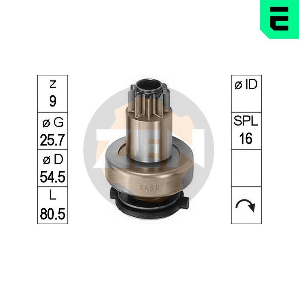 ERA ZN1480 Freewheel Gear, starter LT 2.5 TDI 90 PS Diesel 2006