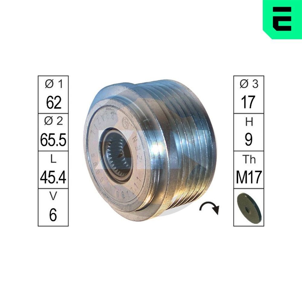 ERA Alternator Freewheel Clutch Article number: ZN5560 cheaply