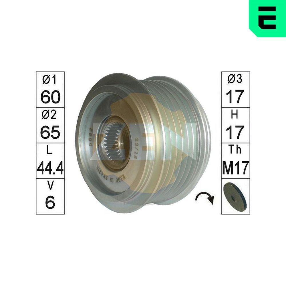 ERA Alternator Freewheel Clutch Article number: ZN5662 cheaply