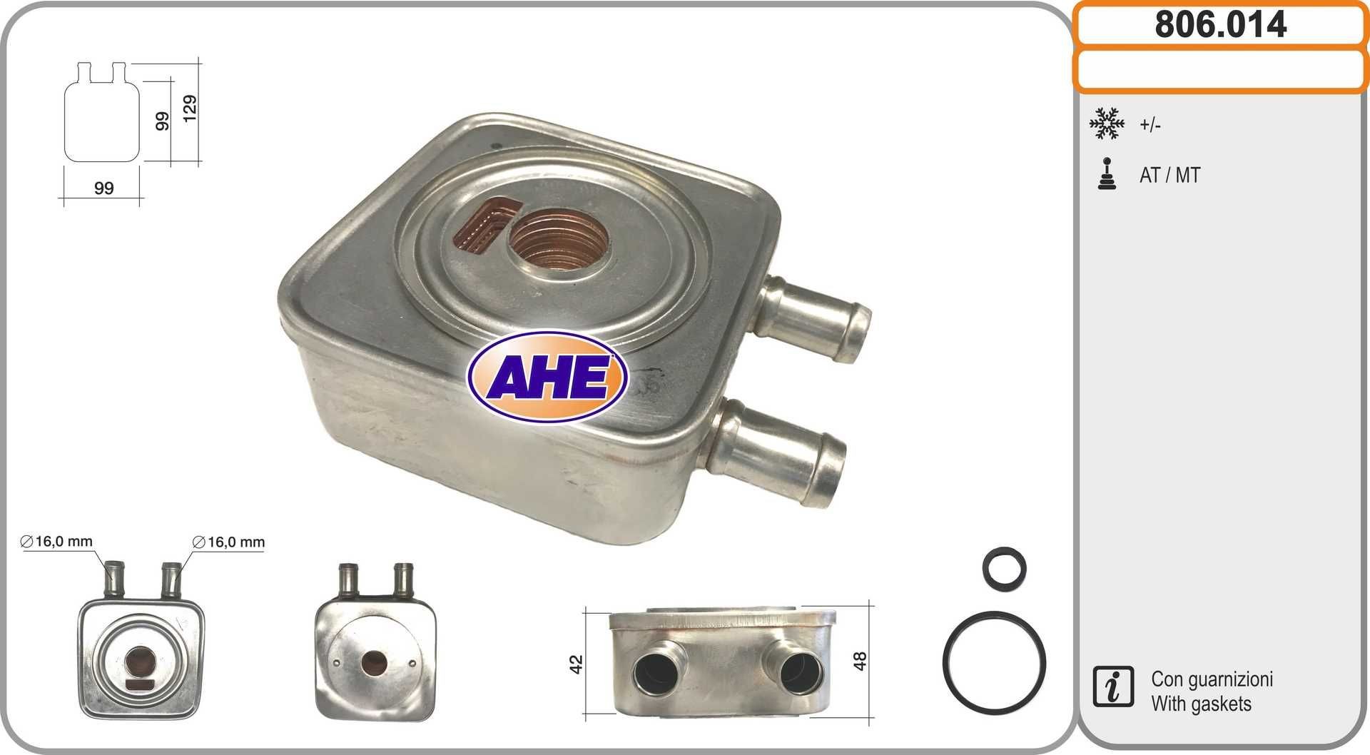AHE Engine oil cooler Article number: 806.014 cheaply