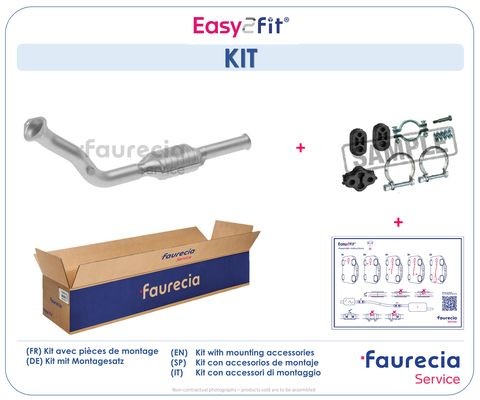 Faurecia Catalytic converter Article number: FS45698K cheaply
