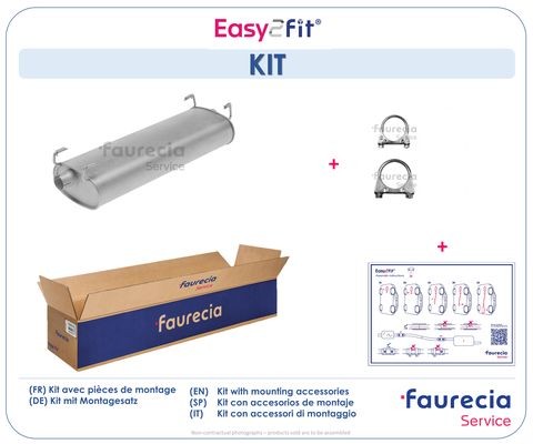 Faurecia Rear silencer Article number: FS87033 cheaply