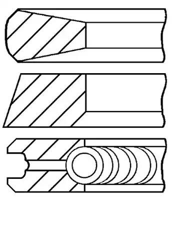 GOETZE ENGINE Piston Ring Kit Article number: 08-114700-00 cheaply