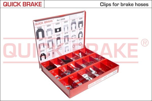 QUICK BRAKE Sortiment, fastgøringsdele Varenummer: 0009 billige