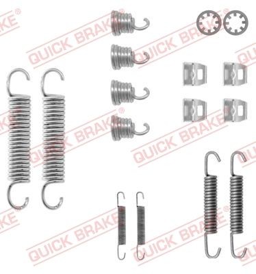 QUICK BRAKE 105-0612 Lisakomplekt, Piduriklotsid TAGORA 2.1 116 HP Bensiin 1987
