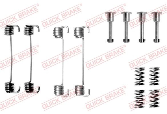 QUICK BRAKE Priedų komplektas, stovėjimo stabdžių trinkelės prekės numeris: 105-0620 nebrangu