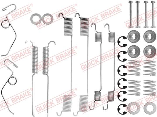 QUICK BRAKE 105-0642 Lisakomplekt, Piduriklotsid TRANSIT 2.5 D 68 HP Diisel 1992
