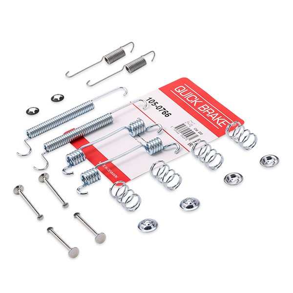 QUICK BRAKE 105-0766 Accessory Kit, brake shoes COMBO 1.7 DTI 16V 75 PS Diesel 2012