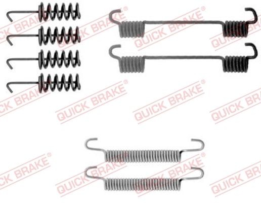 QUICK BRAKE Brake shoe fitting kit Article number: 105-0775 cheaply