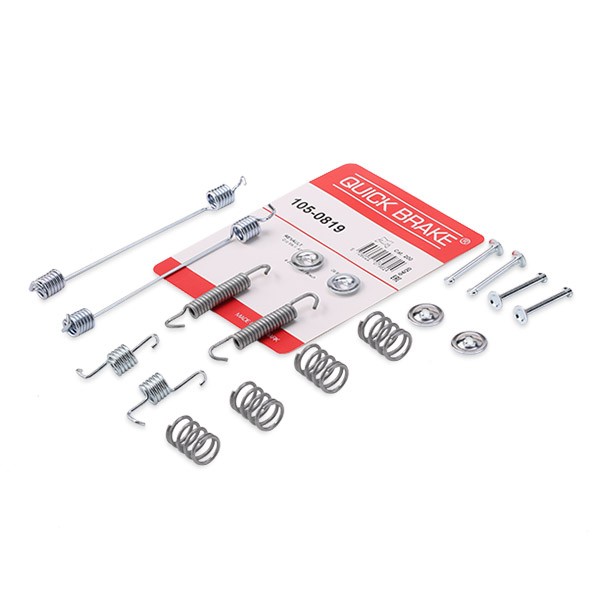QUICK BRAKE 105-0819 Accessory Kit, brake shoes CLIO 1.4 (B/CB0C, B/CB0S) 75 PS Petrol 2016