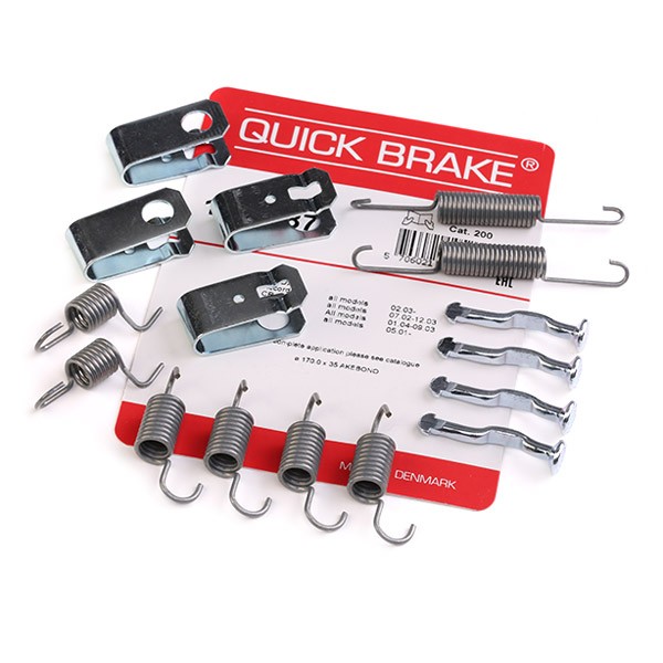 QUICK BRAKE 105-0876 Tarvikesarja, seisontajarru ACCORD 2.2 i-CTDi (CN2) 140 HV Diesel 2008