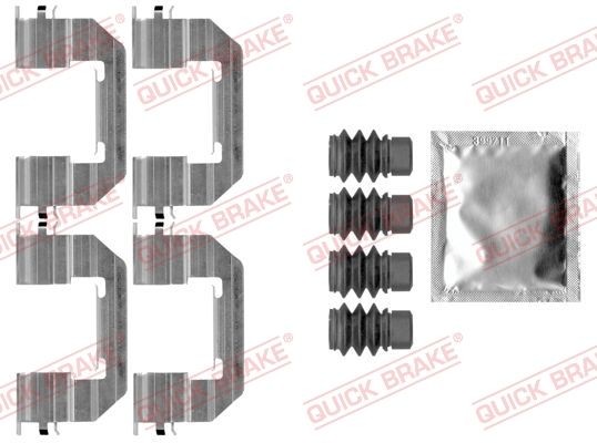 QUICK BRAKE Accessory Kit, disc brake pads Article number: 109-0011 cheaply