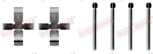 QUICK BRAKE 109-0905 Lisakomplekt, ketaspiduriklotsid KAEFER 1302 1.2 34 HP Bensiin 2003