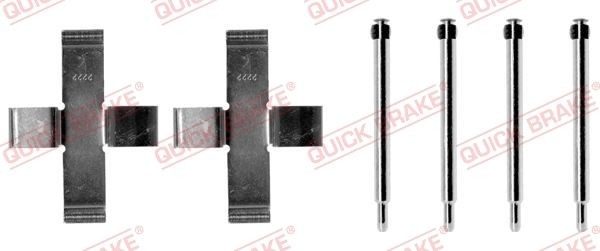 QUICK BRAKE Accessory Kit, disc brake pads Article number: 109-0925 cheaply