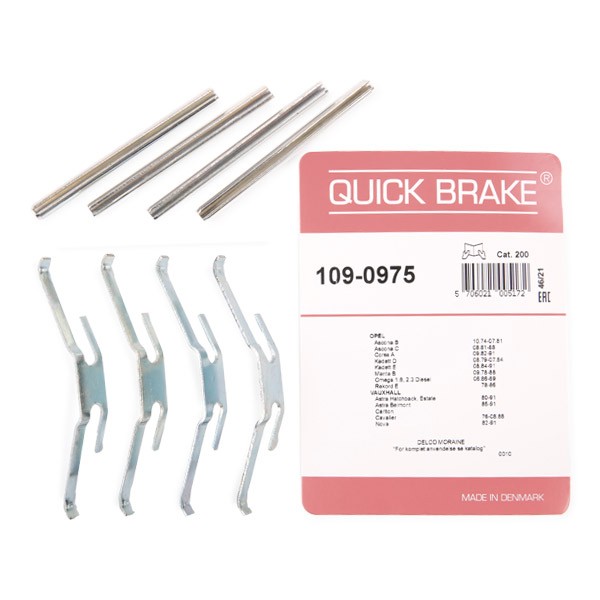 QUICK BRAKE Accessory Kit, disc brake pads Article number: 109-0975 cheaply