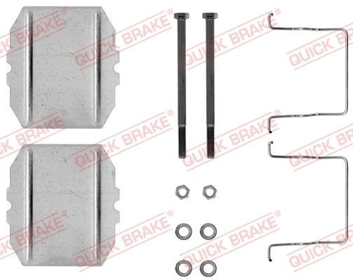 QUICK BRAKE 109-1053 Monteringssæt til bremseklodser XM 3.0 V6 24V 200 HK Benzin 2000