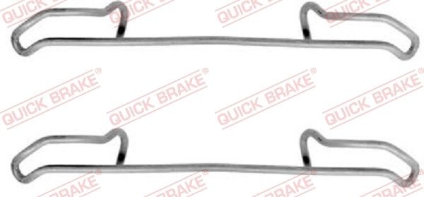 QUICK BRAKE 109-1085 Monteringssæt til bremseklodser 440 K 1.8 90 HK Benzin 1996