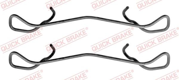 QUICK BRAKE 109-1189 Monteringssæt til bremseklodser PRIMERA 1.9 dCi 116 HK Diesel