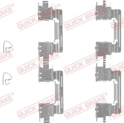 QUICK BRAKE Accessory Kit, disc brake pads Article number: 109-1613 cheaply