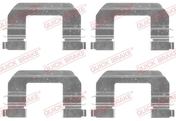 QUICK BRAKE 109-1825 Monteringssæt til bremseklodser ELANTRA 1.6 105 HK Benzin 2006
