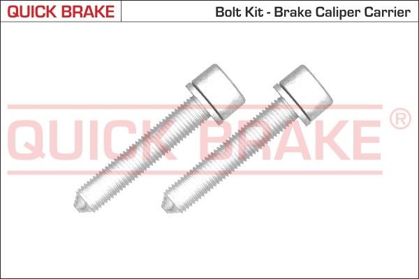 QUICK BRAKE Bolt, brake caliper Article number: 11612K cheaply