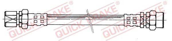 QUICK BRAKE Brake hose Article number: 26.001 cheaply