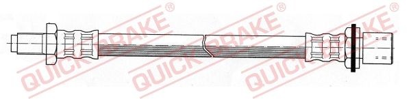 QUICK BRAKE Brake hose Article number: 32.017 cheaply