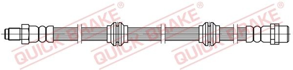QUICK BRAKE Brake hose Article number: 32.417 cheaply