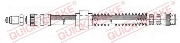 QUICK BRAKE Brake hose Article number: 32.914 cheaply
