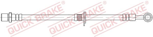 QUICK BRAKE Brake hose Article number: 58.817 cheaply