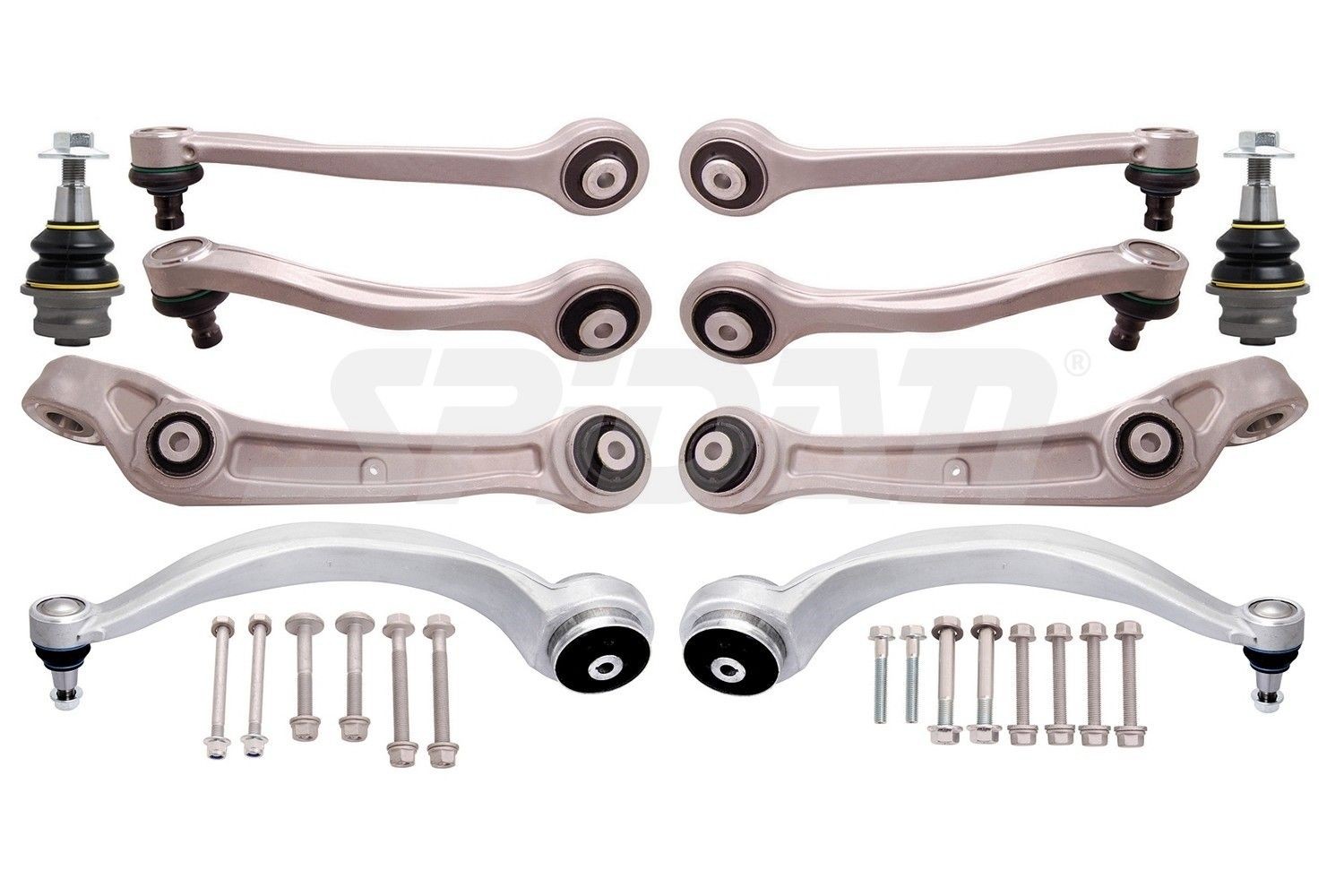 SPIDAN CHASSIS PARTS 59863 Repsæt hjulophæng A8 4.2 FSI quattro 371 HK Benzin 2018
