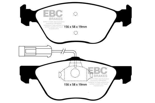 EBC Brakes Bremsbeläge Artikelnummer: DP21061 günstig