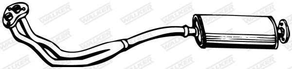 WALKER Front Silencer Article number: 07690 cheaply