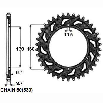 SUNSTAR Tandhjul Varenummer: 1-5601-48 billige
