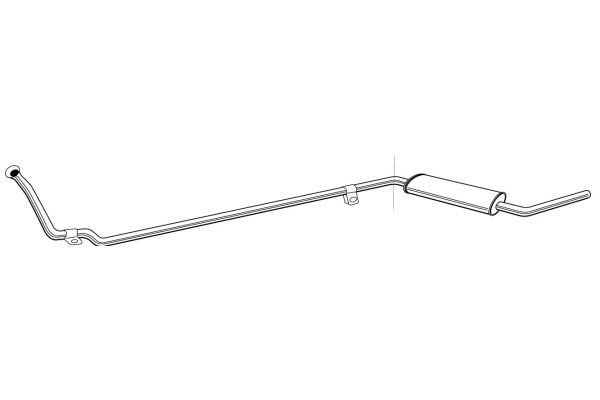 VEGAZ Middle silencer Article number: MOS-2 cheaply