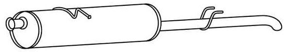 VEGAZ Rear silencer Article number: RS-491 cheaply
