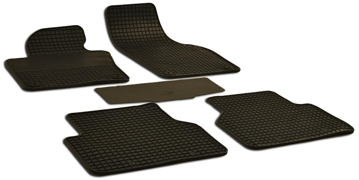 WALSER 50730 Floor mats TIGUAN 2.0 TSI 4motion 220 PS Petrol