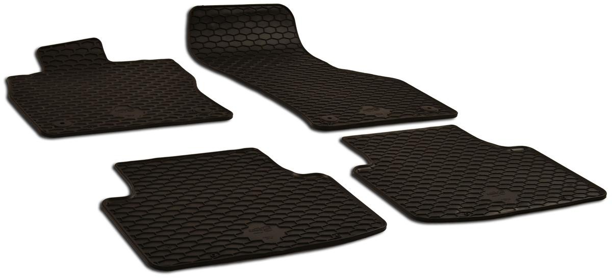 WALSER 50809 Floor mats PASSAT 2.0 TSI 4motion 280 PS Petrol