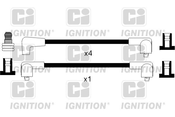 QUINTON HAZELL Ignition Cable Kit Article number: XC206 cheaply