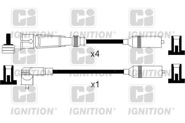 QUINTON HAZELL Ignition Cable Kit Article number: XC760 cheaply
