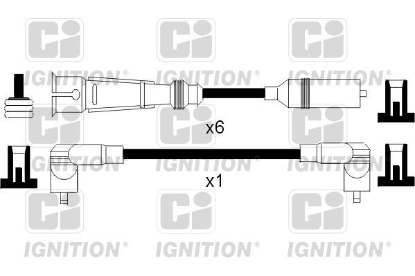 QUINTON HAZELL Ignition Cable Kit Article number: XC856 cheaply