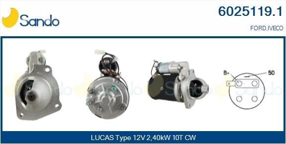 SANDO Alternator Article number: 2035404.0 cheaply