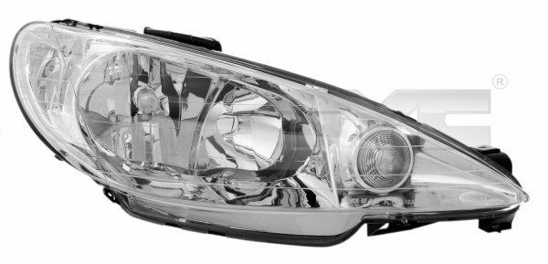 TYC Headlight Article number: 20-6155-05-2 cheaply