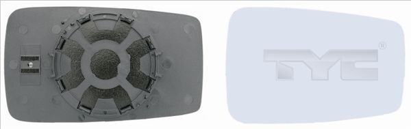 TYC Mirror Glass, outside mirror Article number: 302-0002-1 cheaply