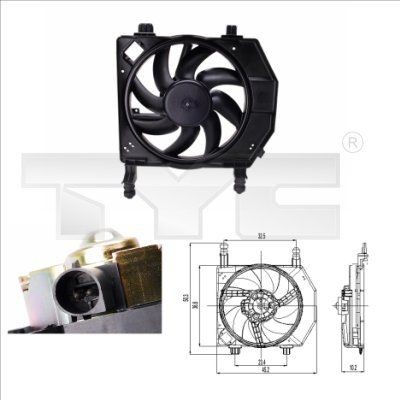 TYC Køleventilator Varenummer: 810-0028 billige